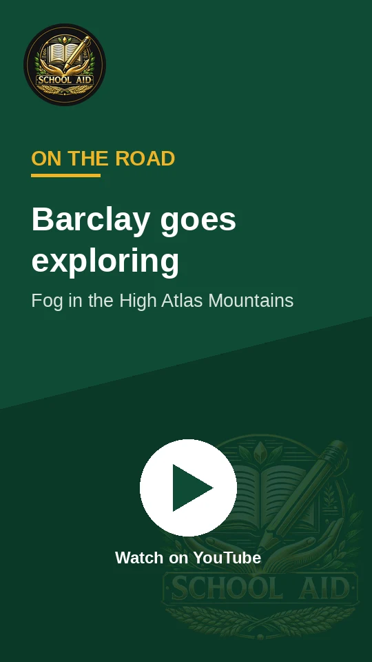 Barclay goes exploring: fog in the High Atlas Mountains
